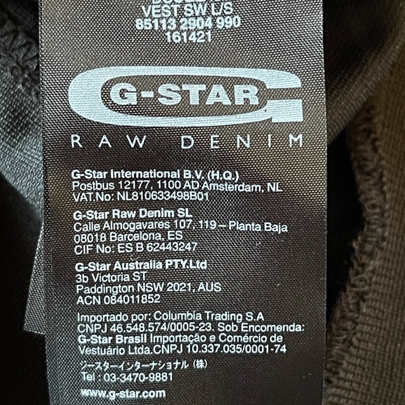 Black g-star raw zip up jacket - Picture 14 of 14